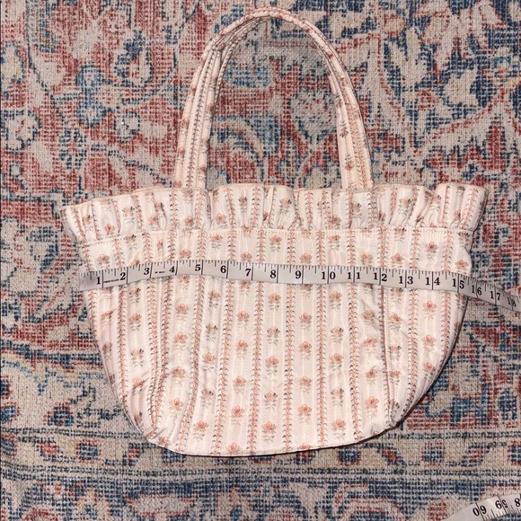 Loeffler Randall Claire Ruffle Tote EUC - Picture 7 of 8